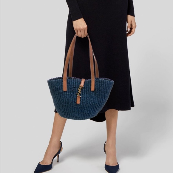 Saint Laurent 2022 small crochet panier tote - Picture 7 of 10